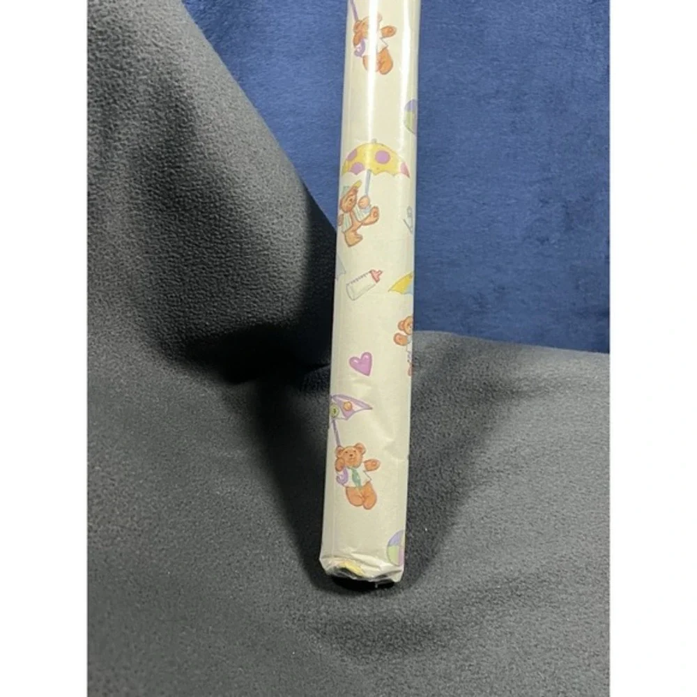 Vintage Plus Mark Brand Baby Shower New Born‎ Baby Gift Wrap 20 Sq Ft